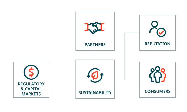 Image about the impact of sustainability in retail stakeholders