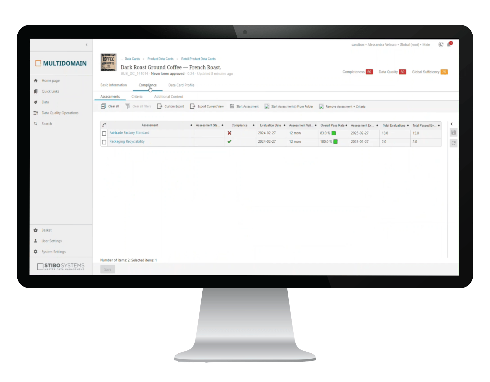Compliance assessments