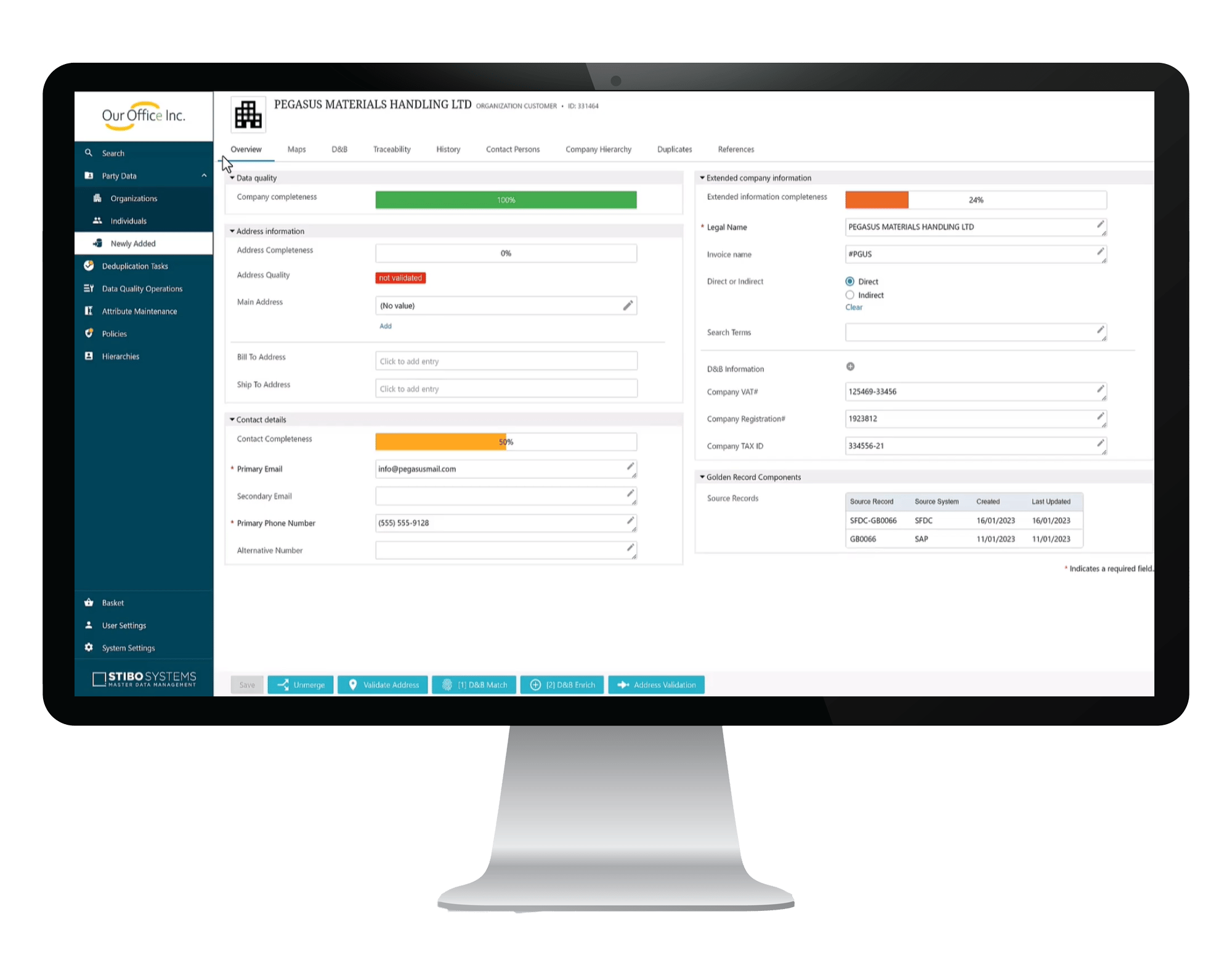 Data quality overview