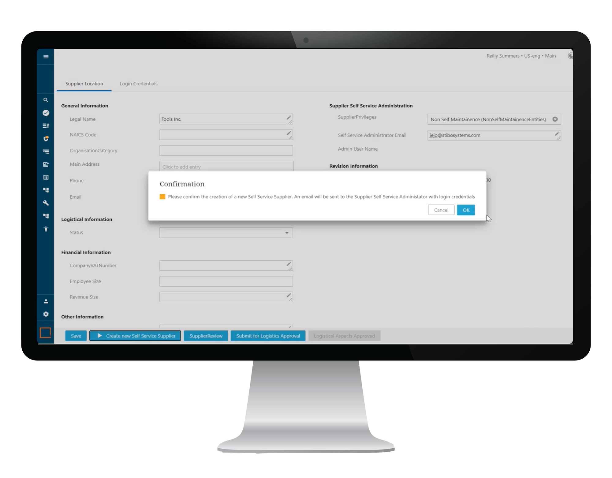 Supplier Self Service