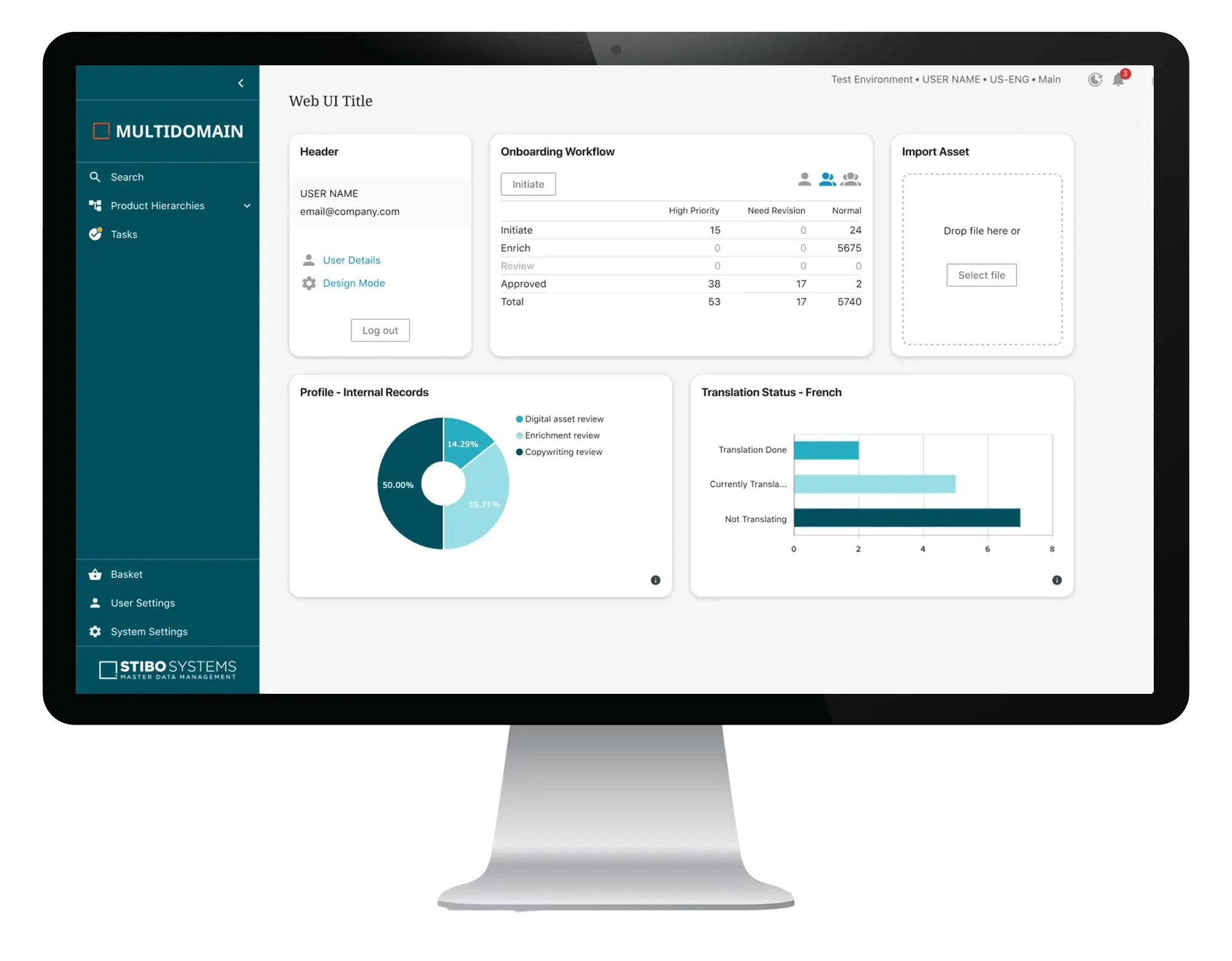 Web UI Homepage