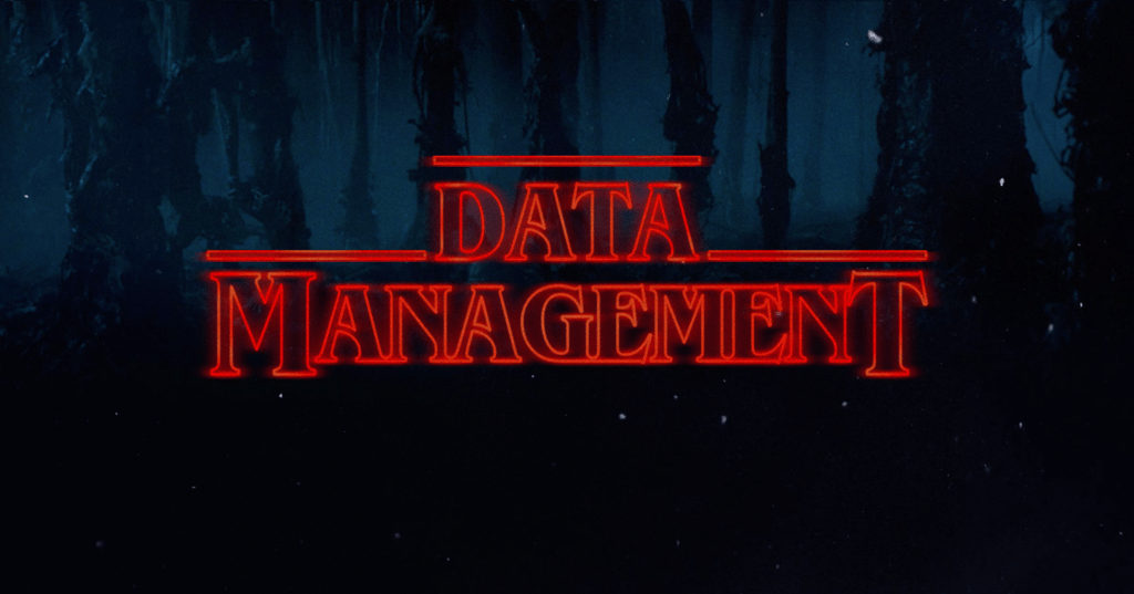 data management stranger things