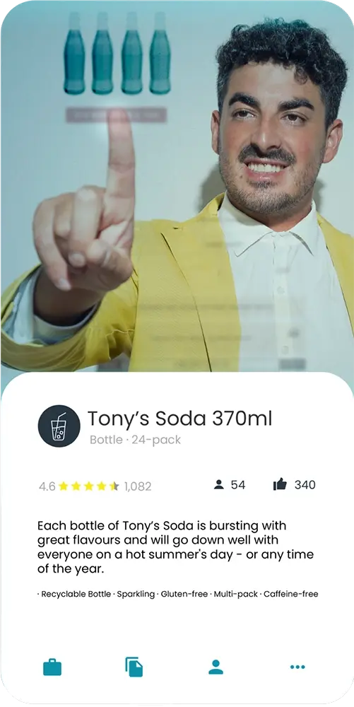 App on a phone screen