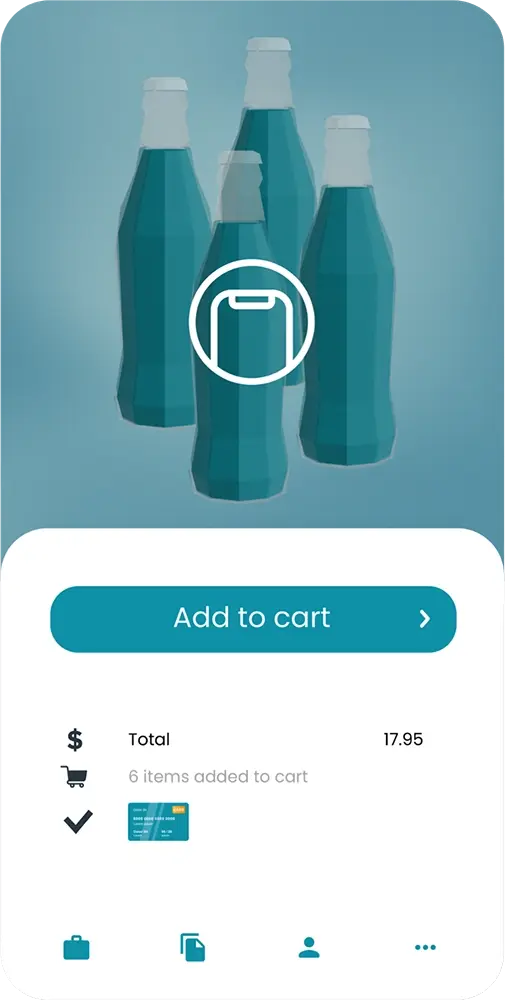 App on a phone screen