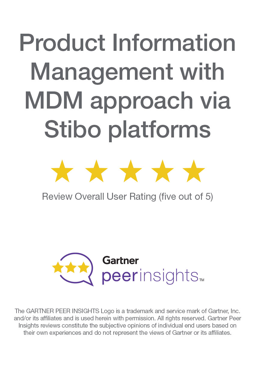 Gartner Product Information Management with MDM approach via Stibo Systems