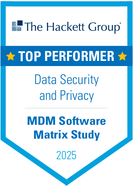 Hackett MDM data security and privacy badge